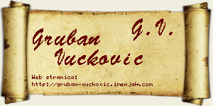 Gruban Vučković vizit kartica